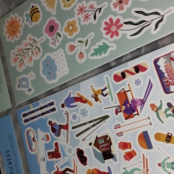 BRAND NEW Lot of 4 Sticker Packs - Picture 4 of 4